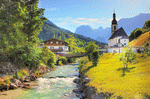 Ramsau Church Download Jigsaw Puzzle