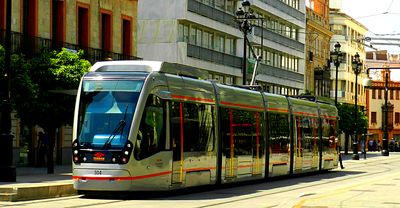 Tram, Seville Download Jigsaw Puzzle