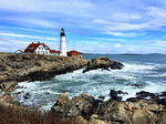 Lighthouse, Maine Download Jigsaw Puzzle