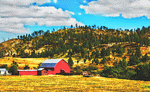 Barn, Wyoming Download Jigsaw Puzzle