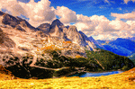 Mountain Lake, Italy Download Jigsaw Puzzle