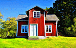 Cottage, Sweden Download Jigsaw Puzzle