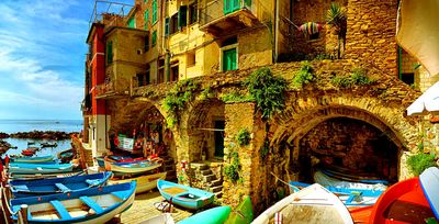 Boats, Italy Download Jigsaw Puzzle