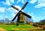 Windmill, Netherlands Download Jigsaw Puzzle