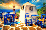 Bistro, Crete Download Jigsaw Puzzle