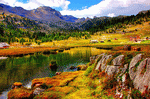 Alpine Lake Download Jigsaw Puzzle