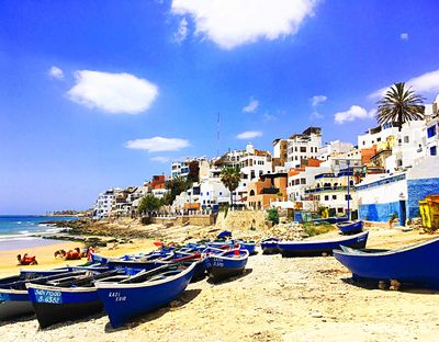 Beach, Morocco Download Jigsaw Puzzle