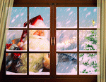 Christmas Window Download Jigsaw Puzzle