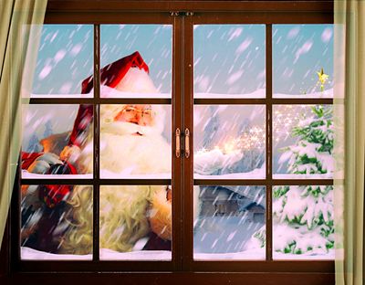 Christmas Window Download Jigsaw Puzzle