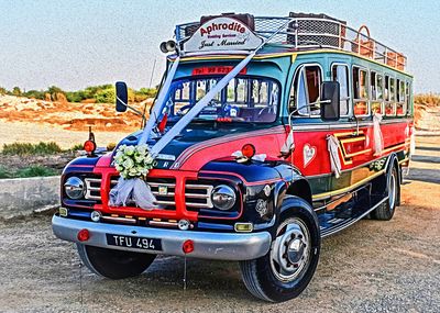 Wedding Bus, Cyprus Download Jigsaw Puzzle