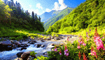 Mountain Stream Download Jigsaw Puzzle