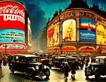 Piccadilly Circus, 1930s Download Jigsaw Puzzle