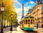 Tram, Paris Download Jigsaw Puzzle