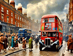 London Traffic Download Jigsaw Puzzle