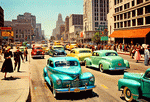 Downtown Traffic Download Jigsaw Puzzle