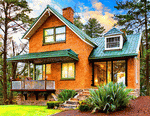 Suburban House Download Jigsaw Puzzle