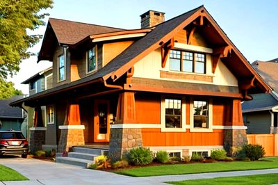 Suburban House Download Jigsaw Puzzle