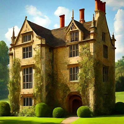 English Manor House Download Jigsaw Puzzle