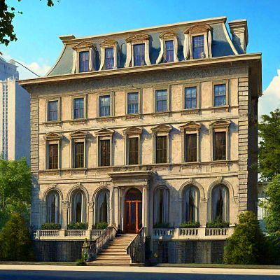 Classic New York Mansion Download Jigsaw Puzzle