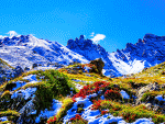 Snowy Mountain Peaks Download Jigsaw Puzzle