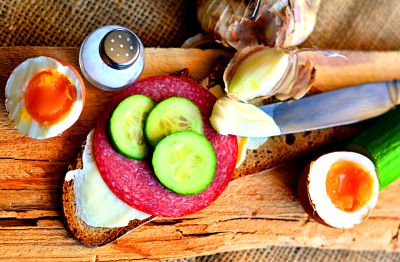 Salami Breakfast Download Jigsaw Puzzle