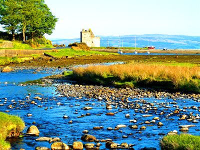 Coastal Castle Stream Download Jigsaw Puzzle