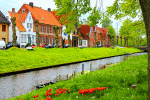 European Canal Village Download Jigsaw Puzzle