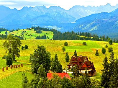 Alpine Mountain Valley Download Jigsaw Puzzle