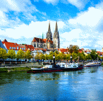 Regensburg on the Danube Download Jigsaw Puzzle