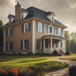 Colonial-Style House Download Jigsaw Puzzle