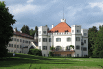 White Turreted Palace Download Jigsaw Puzzle