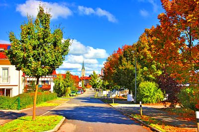 Autumn Street Download Jigsaw Puzzle