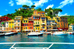 Portofino Waterfront Download Jigsaw Puzzle
