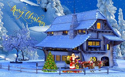 Christmas House Download Jigsaw Puzzle