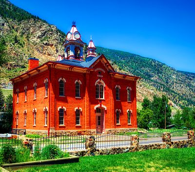 Georgetown School, Colorado Download Jigsaw Puzzle