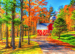 Barn, Vermont Download Jigsaw Puzzle