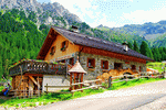 House, Italian Alps Download Jigsaw Puzzle