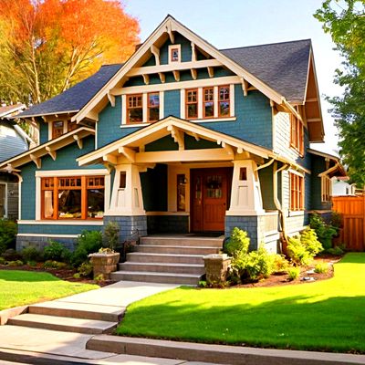 Suburban House Download Jigsaw Puzzle